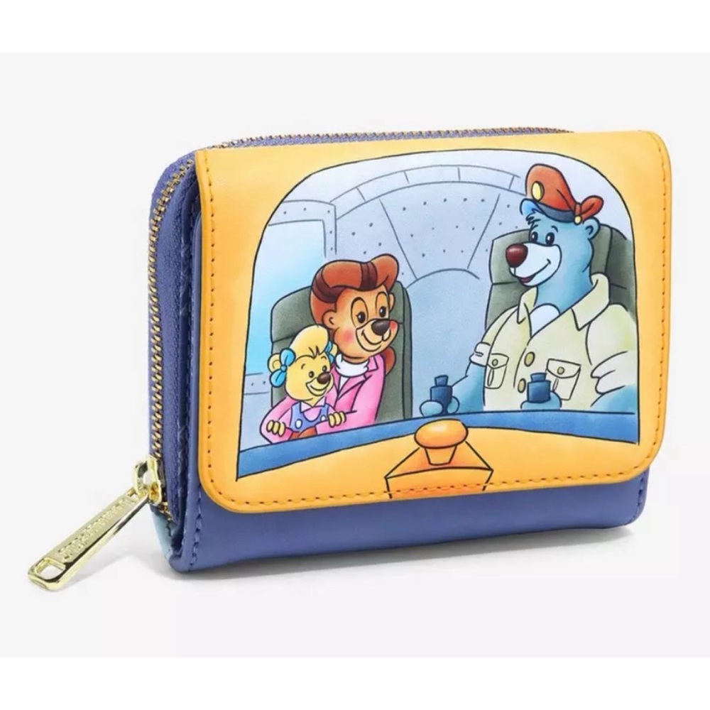 Disney Talespin Crew Group Portrait Small Zip Wallet
